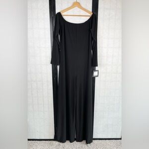 Norma Kamali Black Long Sleeve jumpsuit XL
